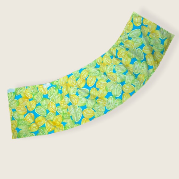 Lemon & Limes Citrus Pattern Bikini Sarong Cover M - Picture 11 of 12